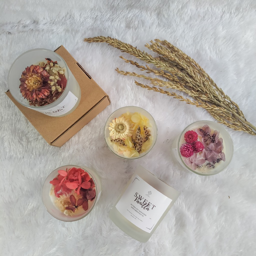 Aromatherapy Flower Candle