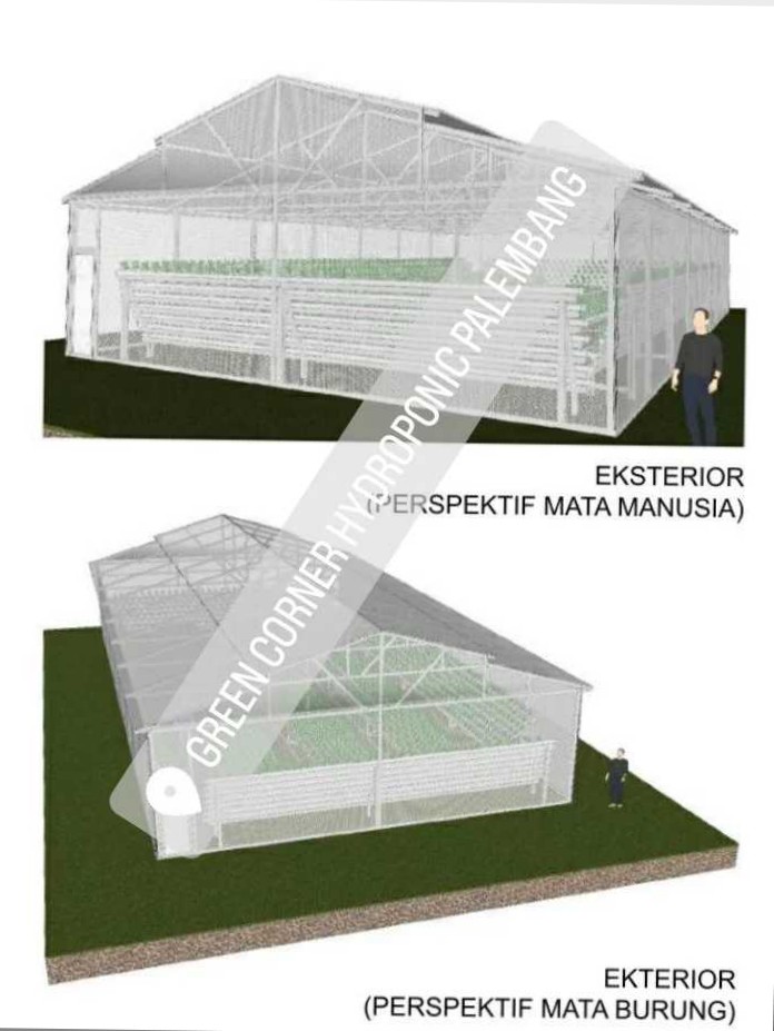 GREEN HOUSE HIDROPONIK/ RUMAH TANAM