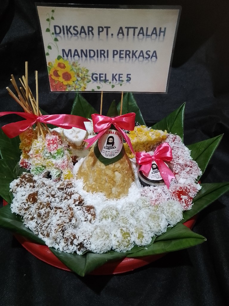 tumpeng mini kue djadoel ultha