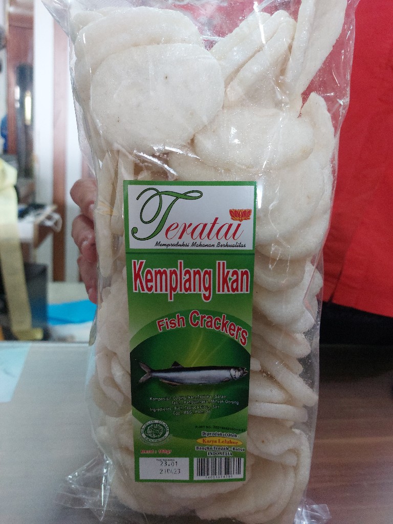kemplang goreng bangka asli