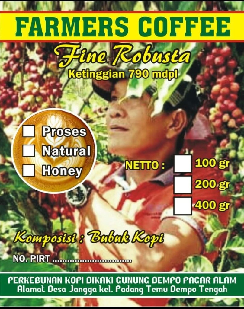 Kopi Petik Merah Pegunungan Dempo